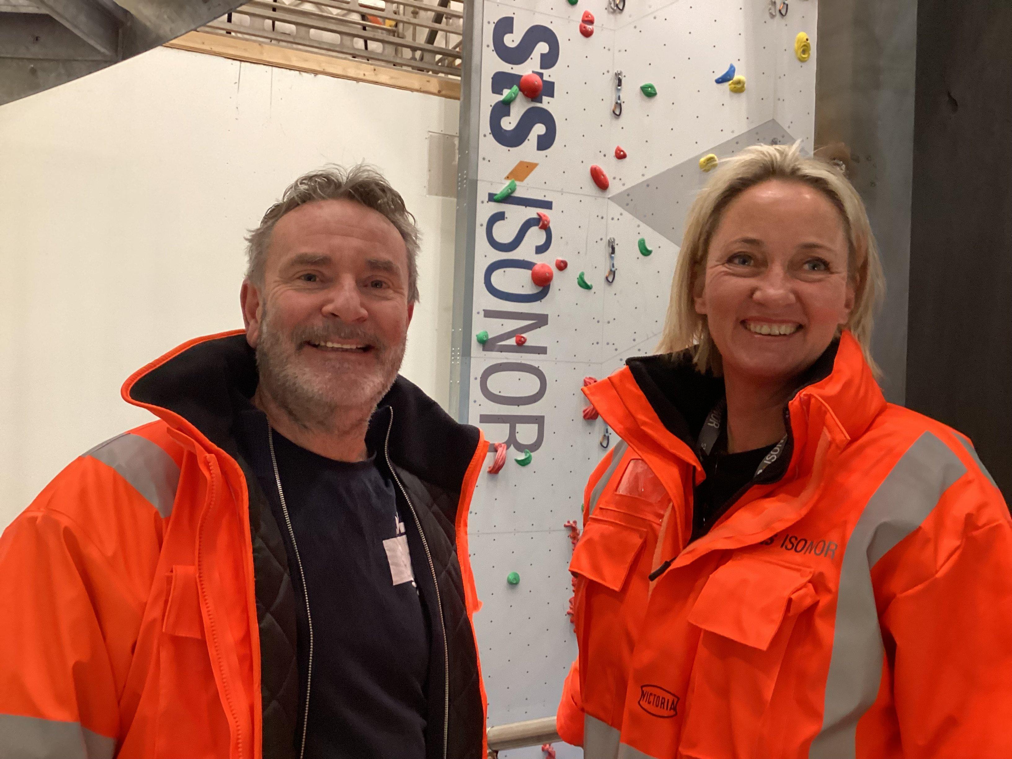 Lasse Øvreås og Ingrid Solheim. Bilde 23.01.2026