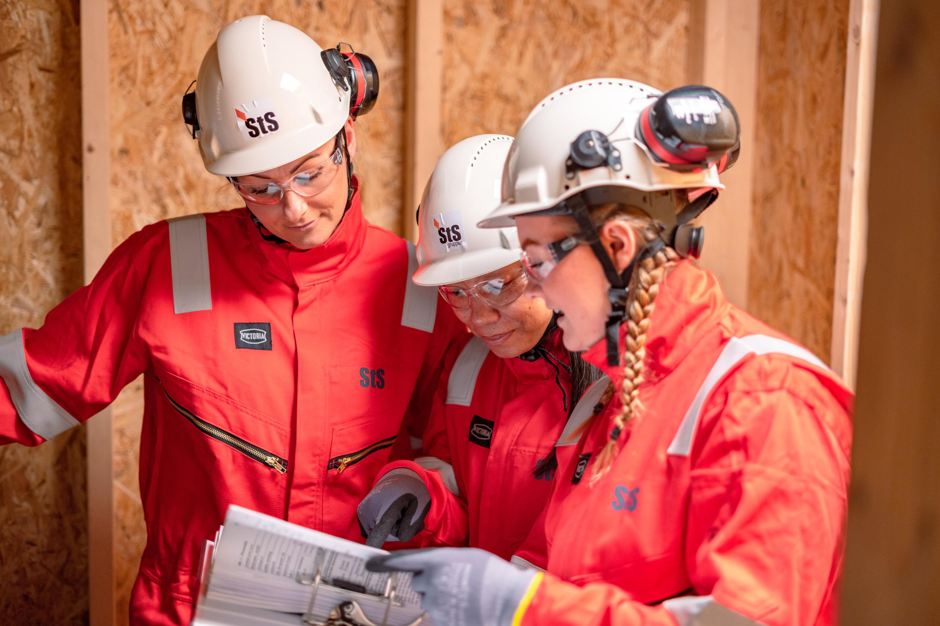 3 ansatte i aksjon på kurssenteret